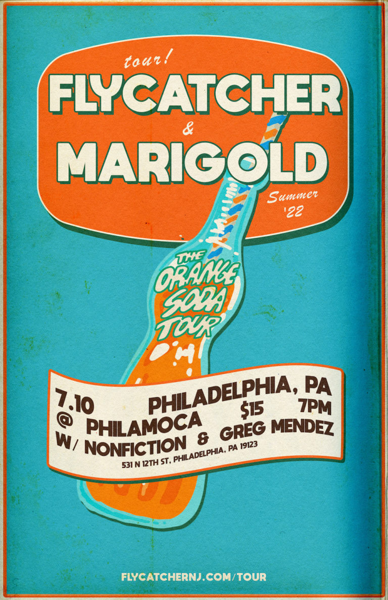 Flycatcher + Marigold poster