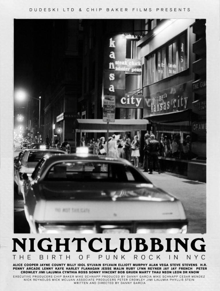 NIGHTCLUBBING: THE BIRTH OF PUNK ROCK IN NYC poster