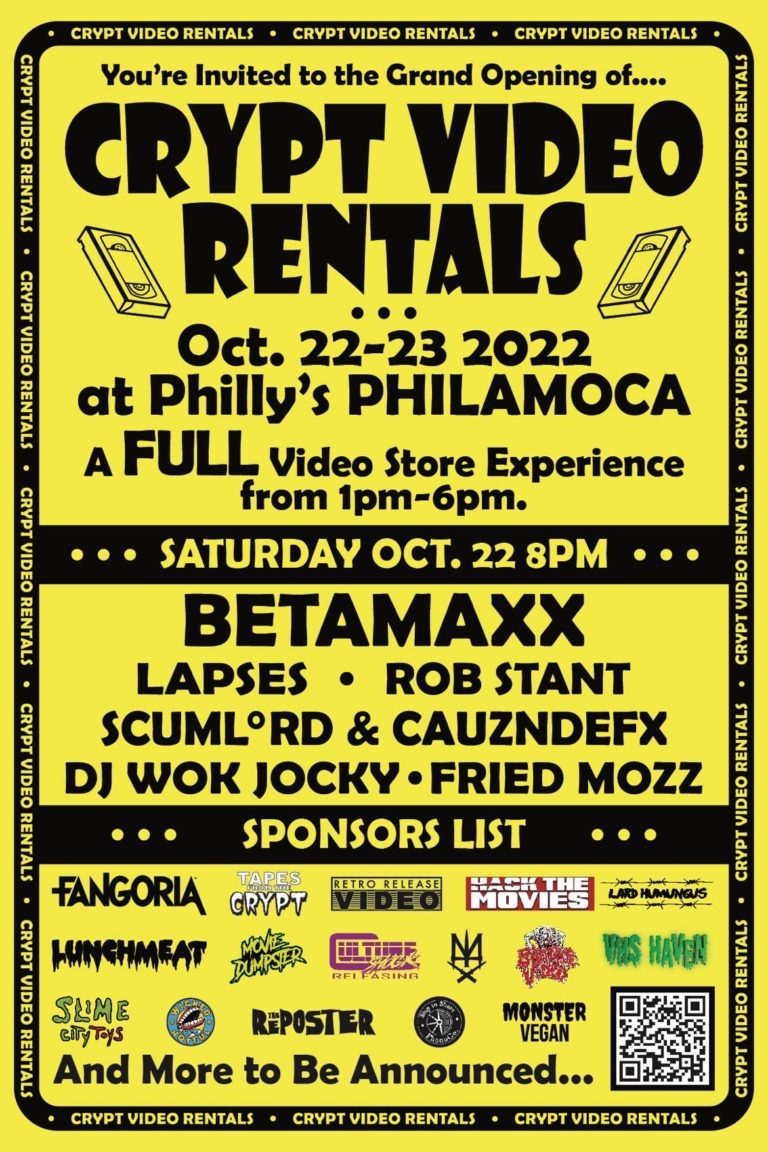 Crypt Video Rentals Day 1 poster