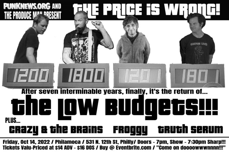 The Low Budgets (reunion show) poster