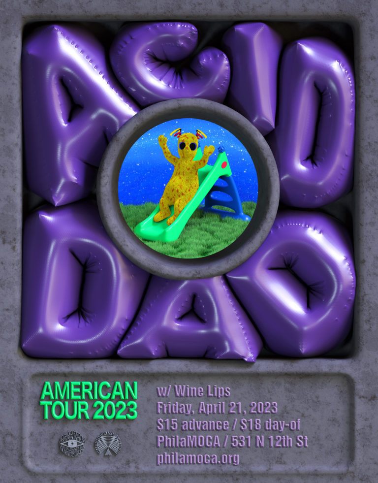 Acid Dad w/ Wine Lips poster