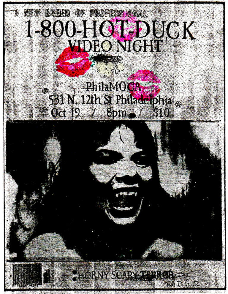 1-800-HOT-DUCK Video Night poster