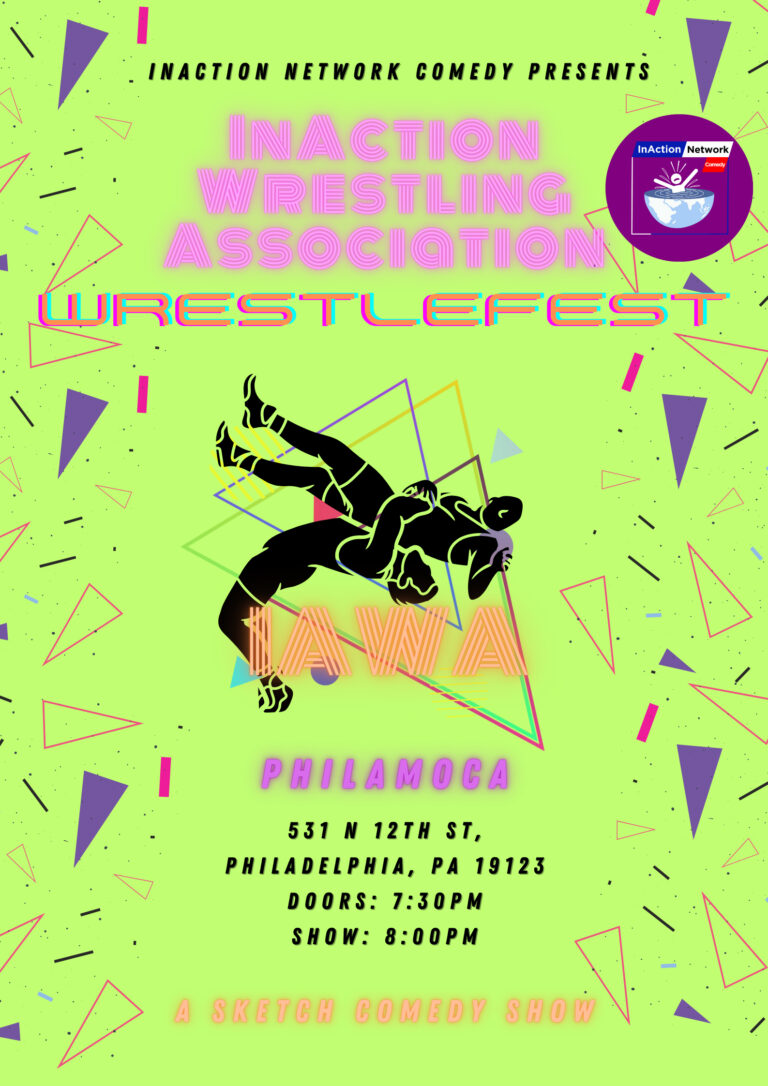 InAction Wrestling Association (IAWA) WRESTLEFEST poster