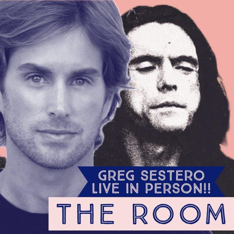 THE ROOM w/ Greg Sestero poster