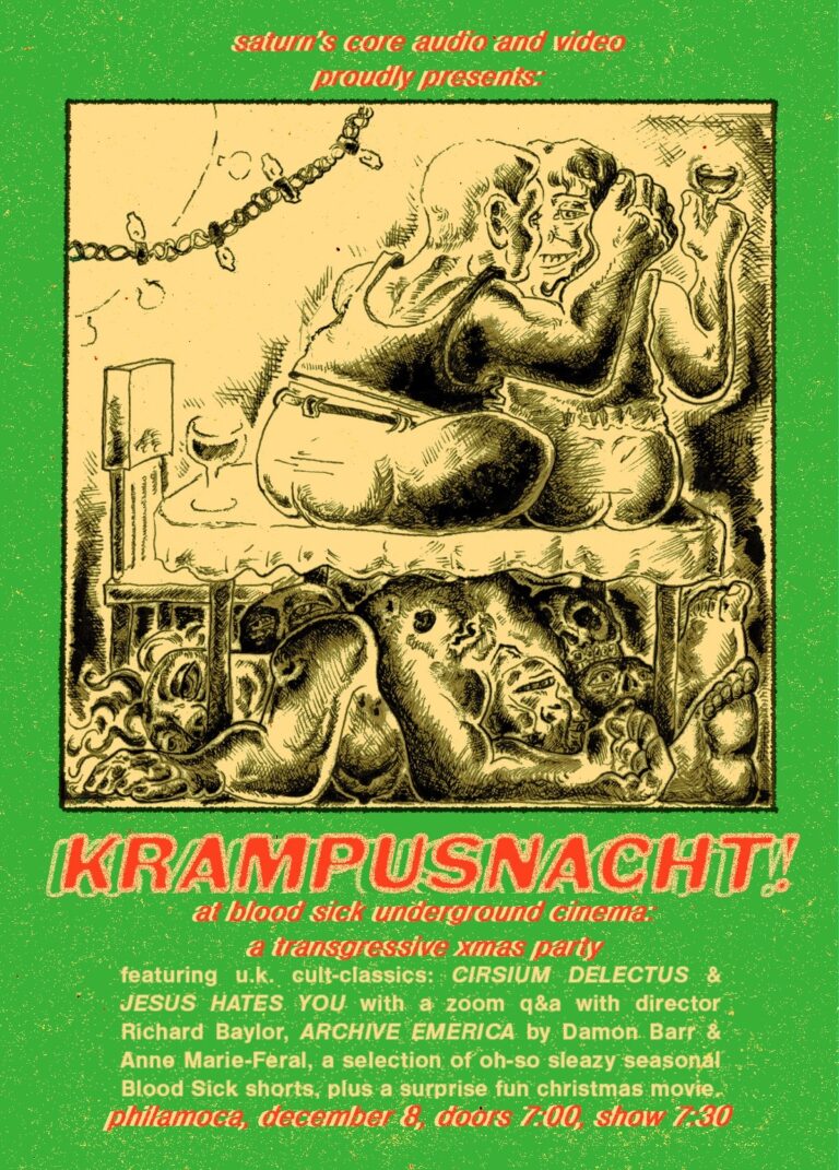 a very transgressive christmas party poster