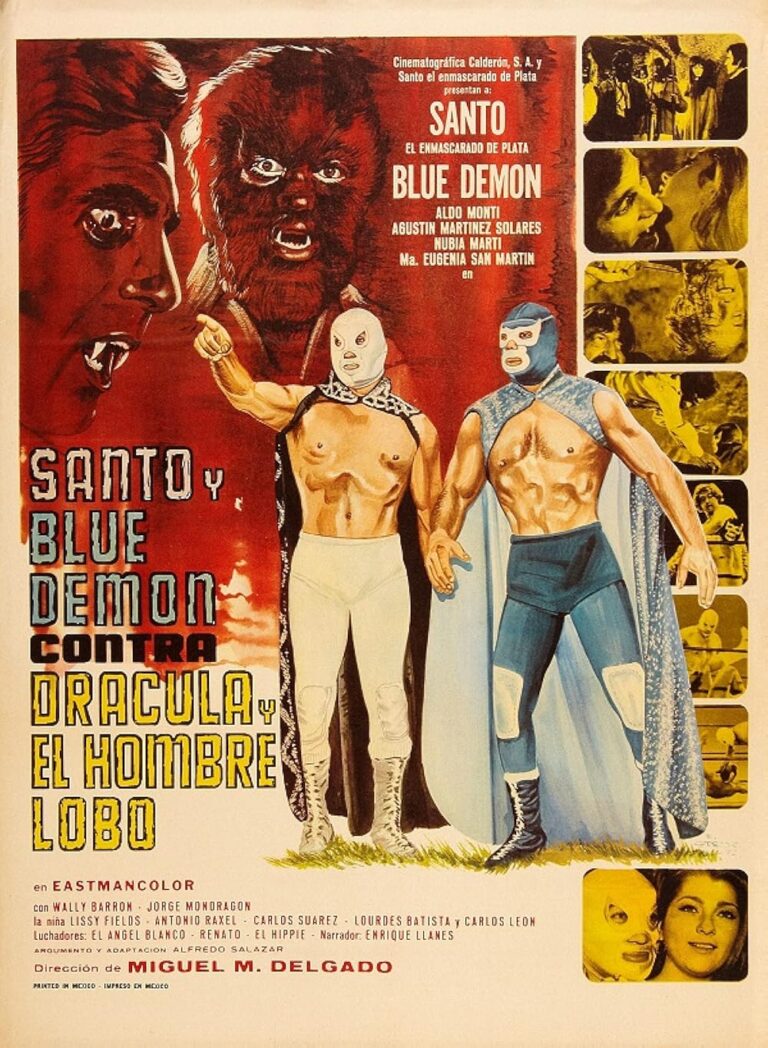 SANTO & BLUE DEMON VS DRACULA AND THE WOLF MAN poster