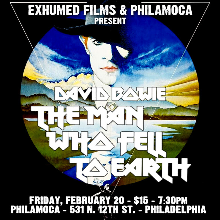 THE MAN WHO FELL TO EARTH on 16mm poster