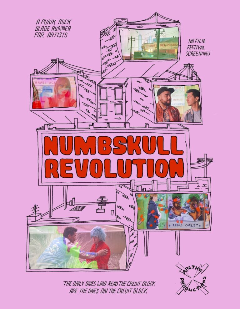 Jon Moritsugu’s NUMBSKULL REVOLUTION poster