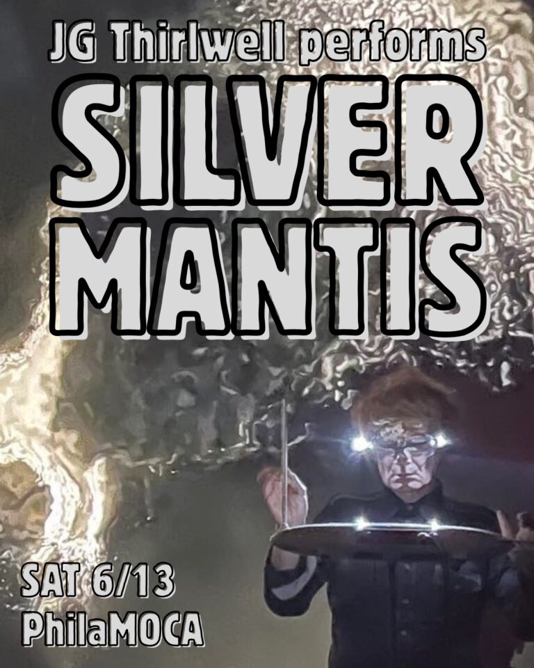 JG Thirlwell performs Silver Mantis poster