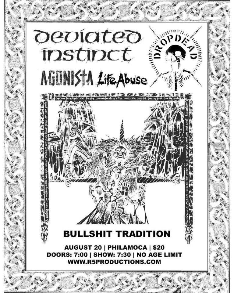 Deviated Instinct & Dropdead poster