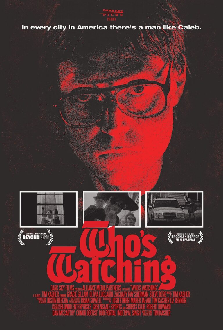 Tim Kasher’s WHO’S WATCHING poster