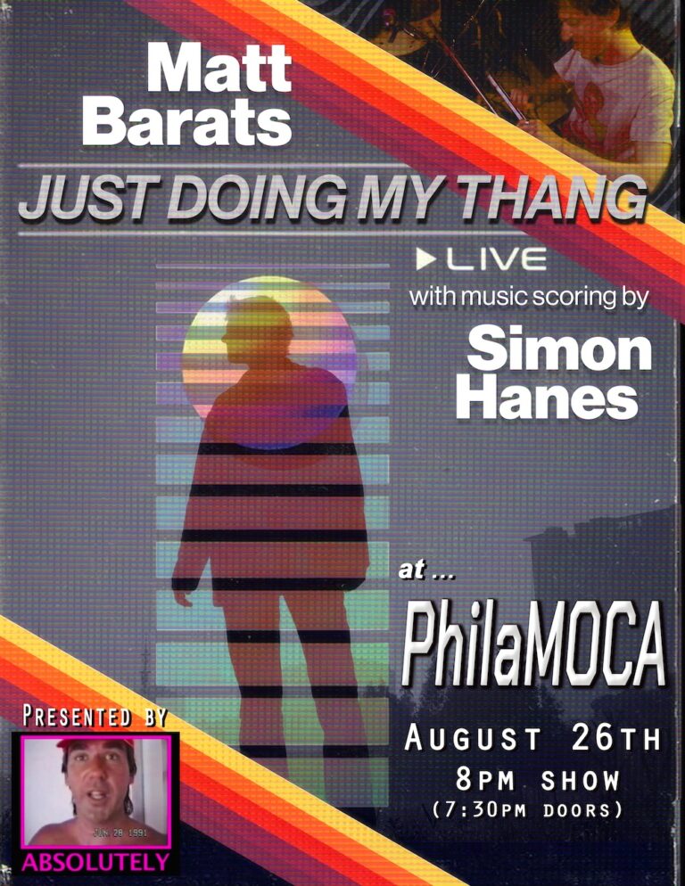 Matt Barats “Just Doing My Thang” poster