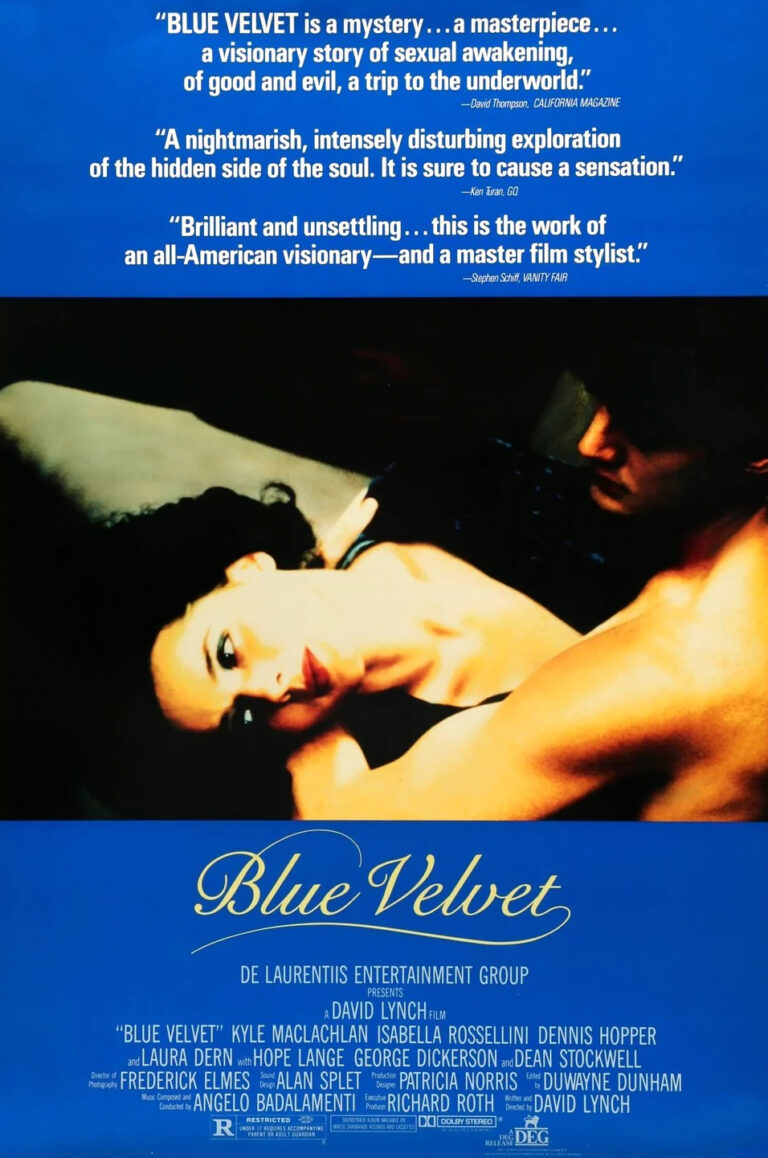 David Lynch’s BLUE VELVET (1986) poster