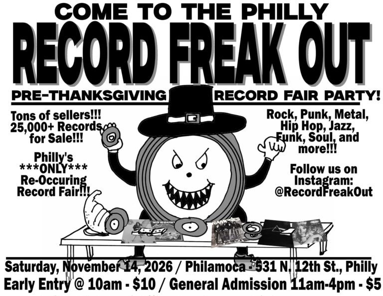 Philly Record Freak Out poster